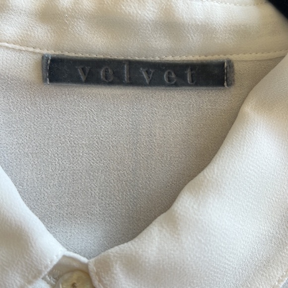 Velvet brand Sheer Blouse with Mother of Pearl Buttons - Picture 2 of 3